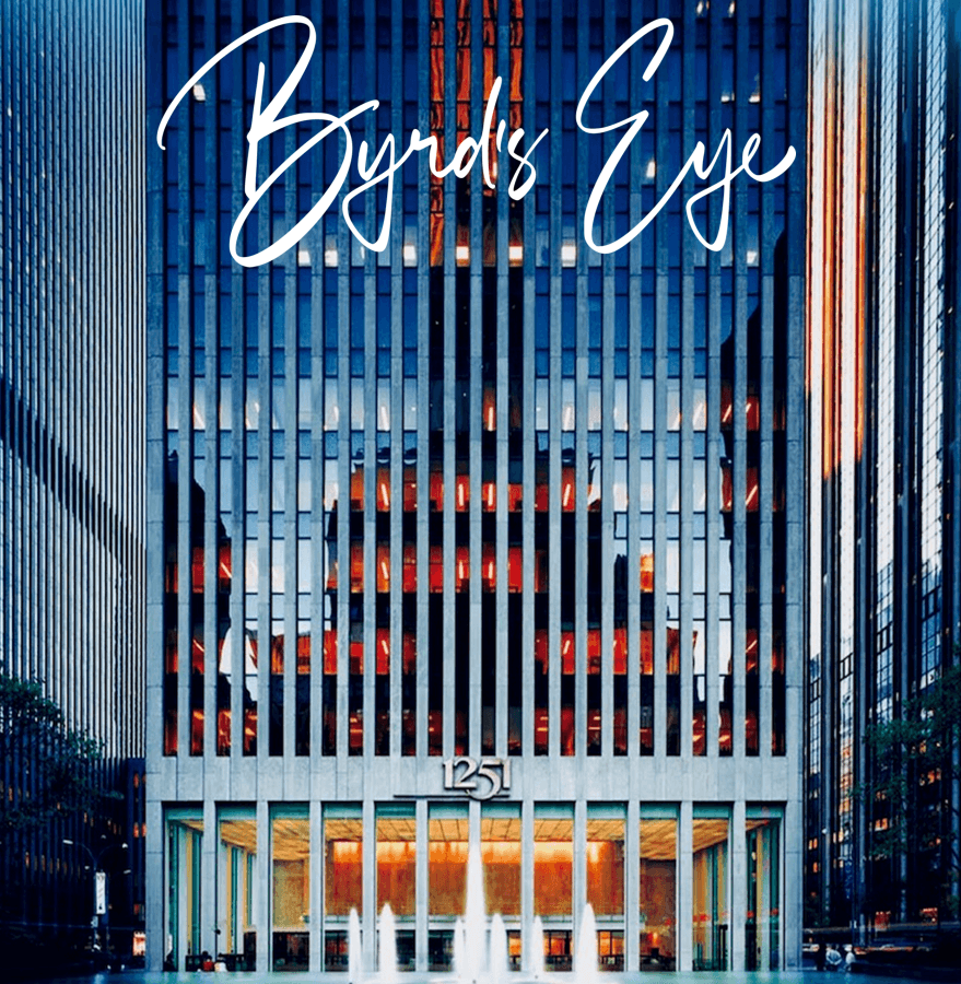 Office building at night